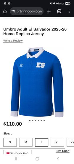 Shirt Replica EL SALVADOR HOME Long Sleave