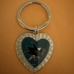San Jose Sharks Keychain 