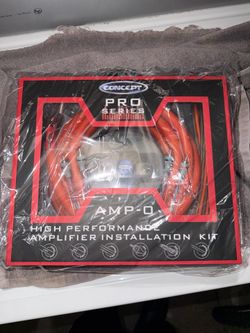 4 gauge and 0 gauge amp kit