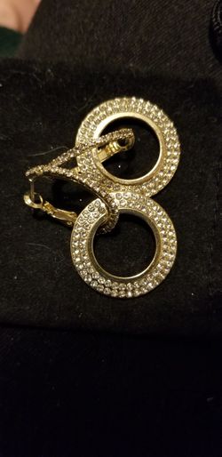 925 Silver Bling Earrings. 