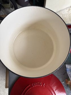 Martha Stewart 7 Qt Red Pot