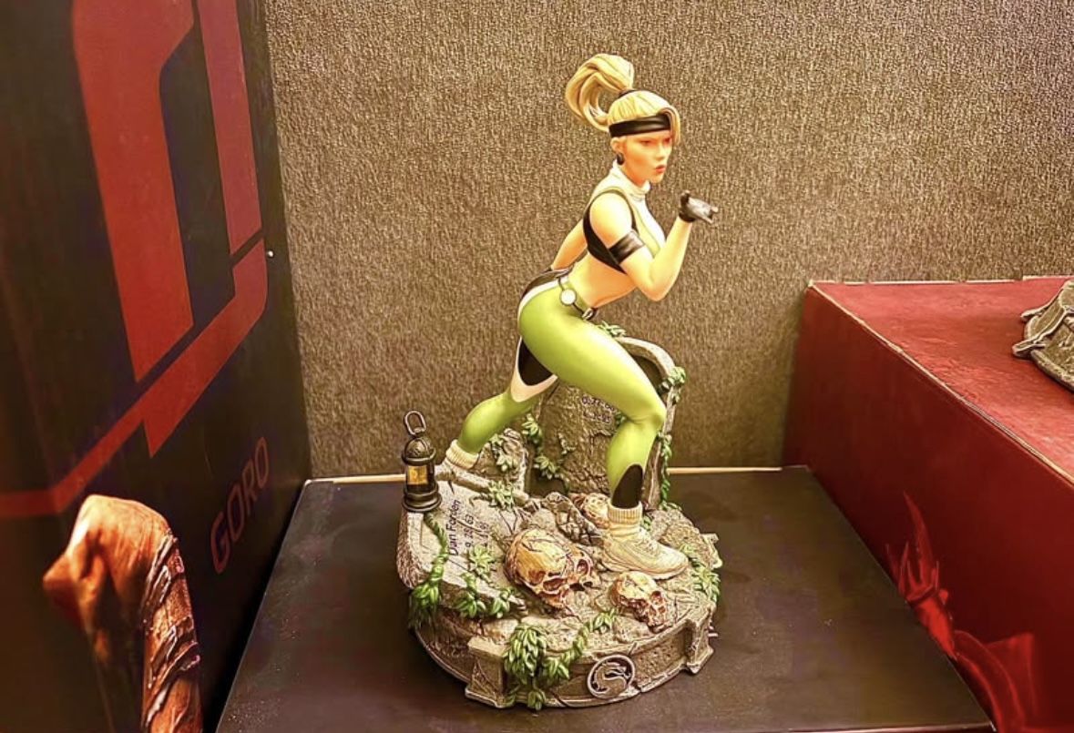 Iron Studios Mortal Kombat Sonya Blade Statue 1:10 Scale. With box.  