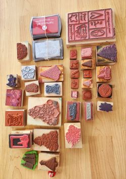 Christmas Rubber Stamps (Take It All $10)