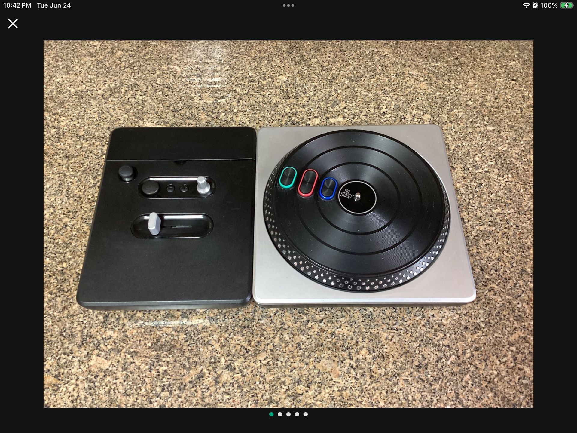 Wii DJ Hero Controller. (G)