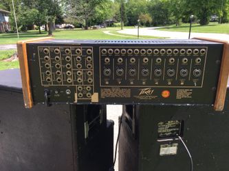 Peavey powered mixer and speakers