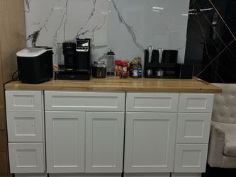 Shaker white cabinets - Gabinetes