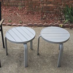 Outdoor Side Tables. Great For Pool Or Deck