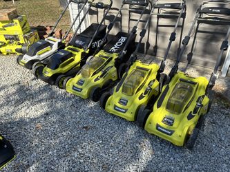 Pallet Ryobi Mowers works, Gas Blower working and non-working  (Going out business sale)