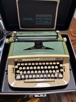 Royal Sabre Portable Typewriter with Case
