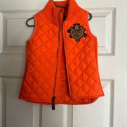 Orange Ralph Lauren Vest