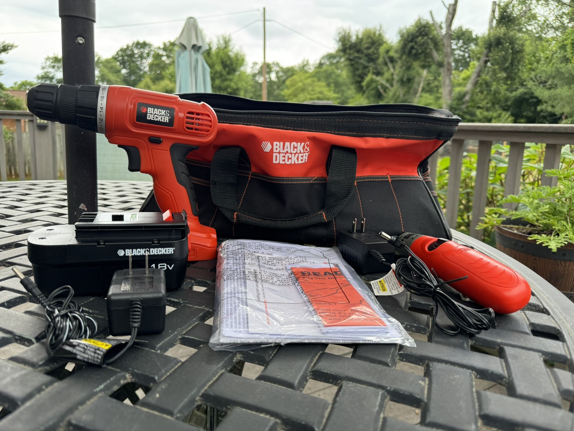 Black and Decker Drill Screwdriver Combo