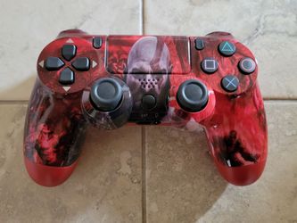 PS4 Controller - Red God of War