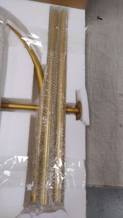 BRWH-B0B8CN7XNT  Gold Clothing Rack, Modern Clothes Rack with Marble Base, Heavy-duty Coat Racks Freestanding for Boutiques, Can Hang Jacket Garment, 