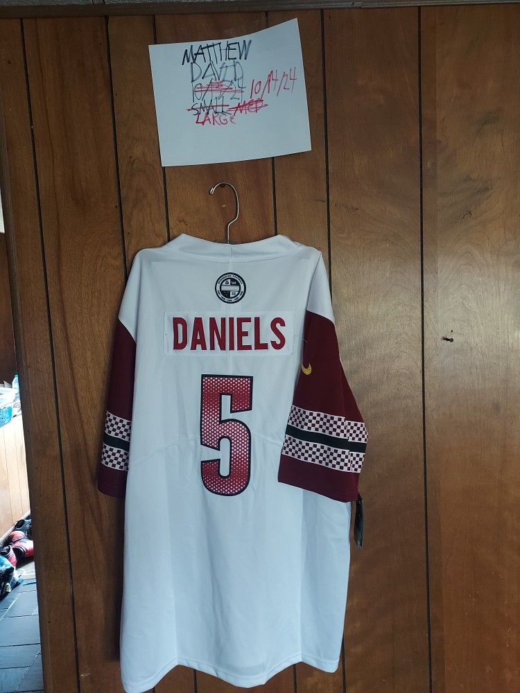 Surprise Sticker With Large Commanders Daniel Jersey