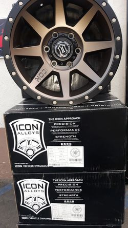 4 new wheels 17 inch icon rebound bronze available Chevy Ford Nissan Toyota jeep $750