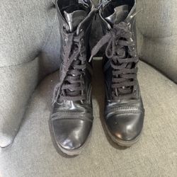 Black Combat Boots