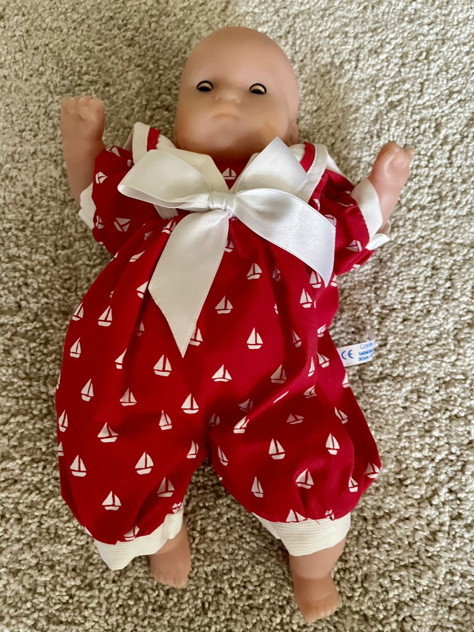 Vintage Corolle Doll Made In France With Adorable French Outfit