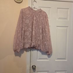 Mauve Lace Shirt