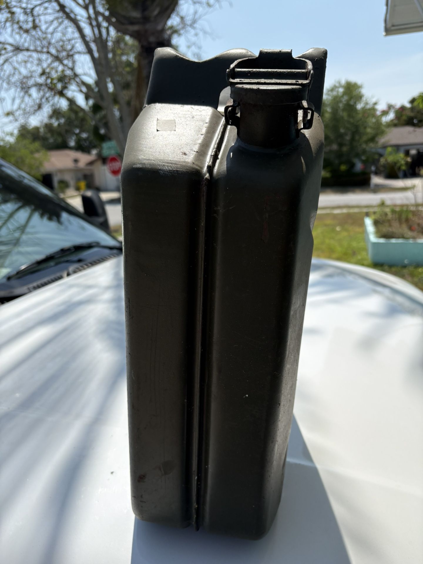 Old Metal Gas Cans
