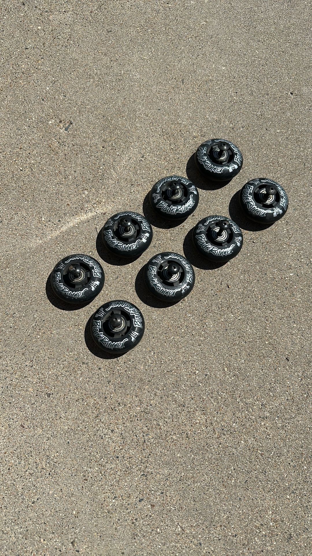 Set of 8 Rollerblading Wheels