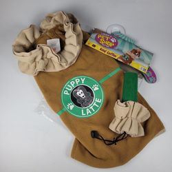 Rubie's Pet Costume Iced Coffee "PUPPY LATE" 2pieces Size M