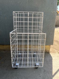 Safco Wire Mobile File Cart with Swivel Wheels, White