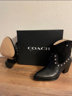 Coach Pauline Leather Bootie