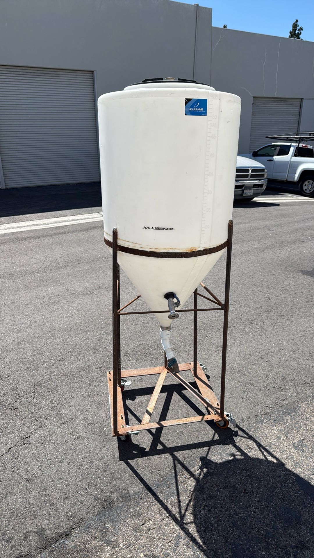 Rotoplas Molded Cone Bottom Fermenter