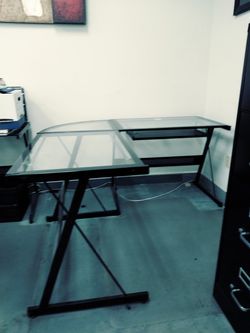 Glass Desk