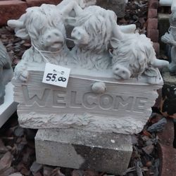 Garden Concrete Statues 12x12 Inch