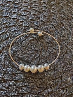 Bracelet with Pearls Adjustable 
