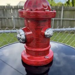 Fire hydrant statue