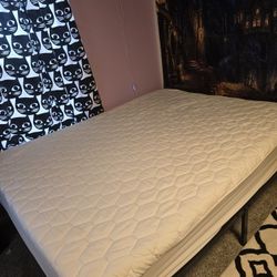 Queen Bed And bed Frame 