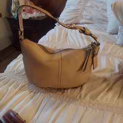 Brand New Coach All Weather LeTher. Small Hobo Bag