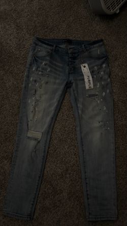 Purple jeans