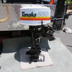 Tanaka 550 F~N~R not one Nic in the Prop *look at the photo! boat motor