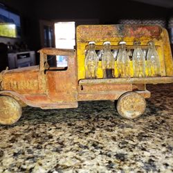 Early Tin Coke A Cola Truck