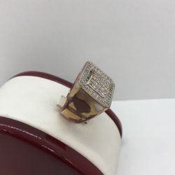 Gold Plated Men Ring Size 9