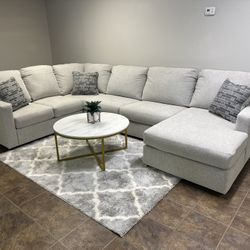 Ashley Furniture Sectional Couch Sofa |$1295 / $39 Down | U-Shaped Chaise 
