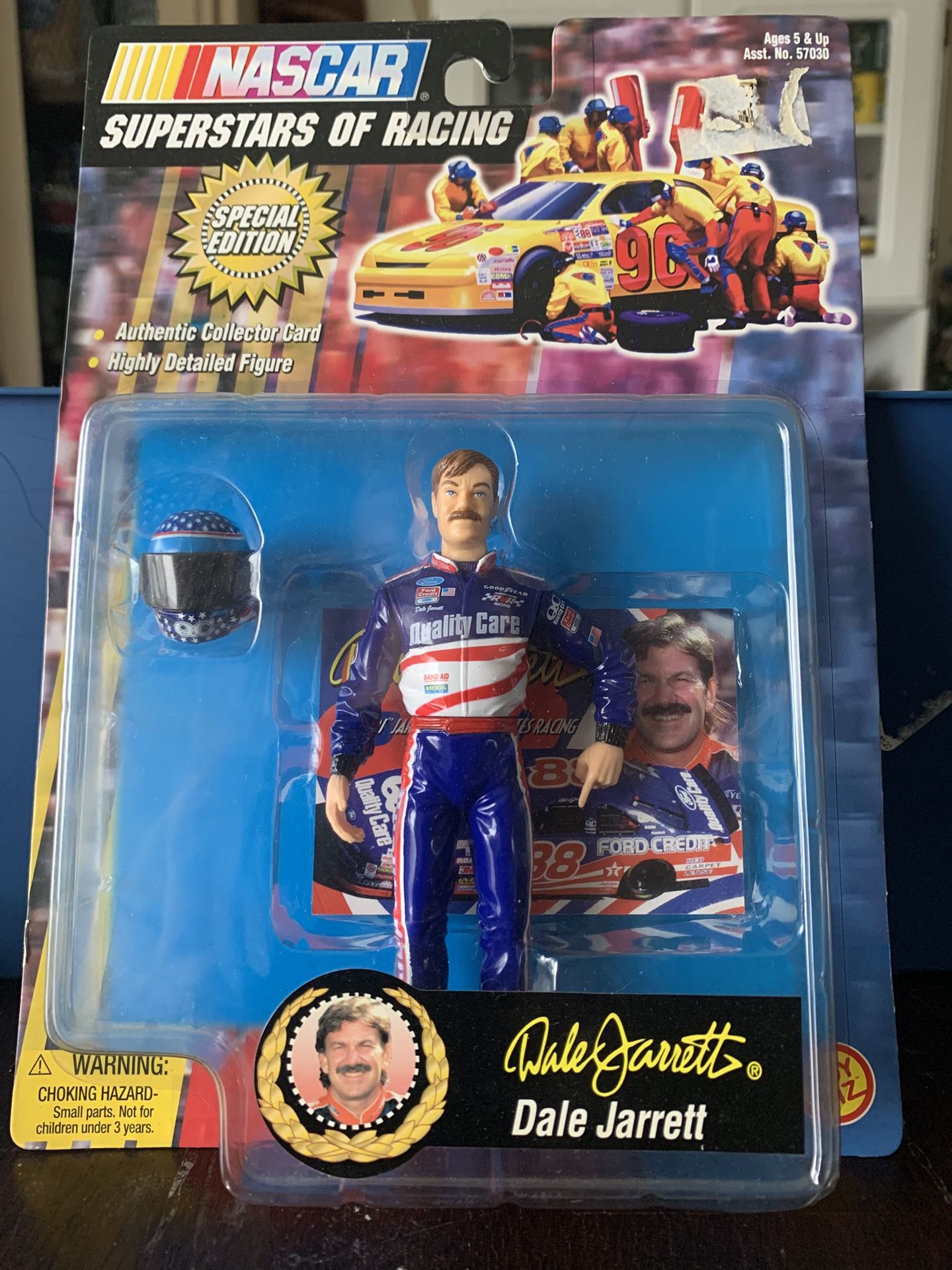 NASCAR Jarrett Detailed Figure W/ Card 