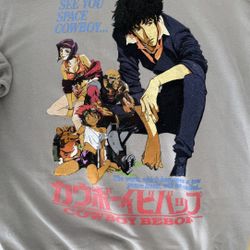 Cowboy Bebop Pigment Dye Crew Neck Sweatshirt