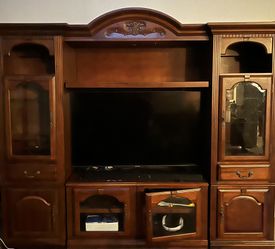 Wood Entertainment Center