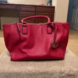 Nine W. Red Shoulder Purse