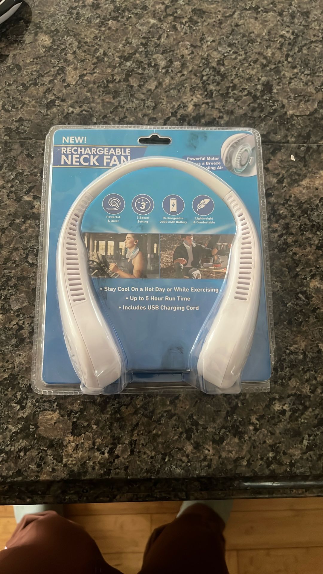 Rechargeable Neck Fan