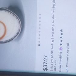 Shiva Eye Sterling Silver 925 Anillo Australian Ring