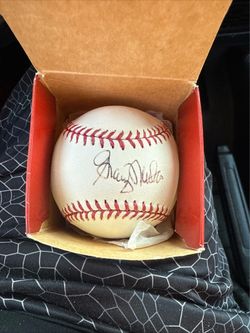 Autographed baseball