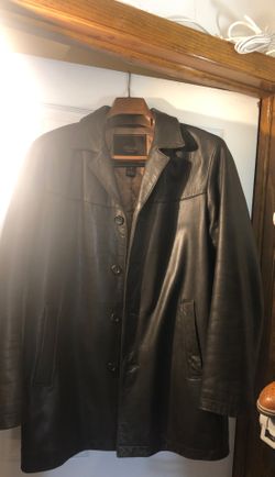 Men’s coach leather jacket size medium