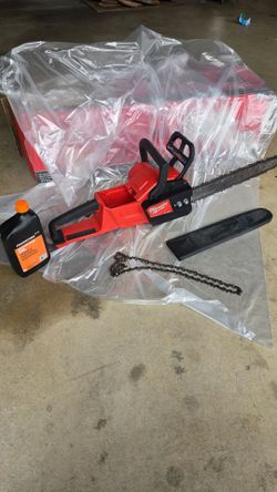 Milwaukee used 16" chainsaw