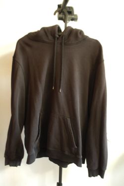 H&M Blank Black Pullover Hoodie - Men's Basics