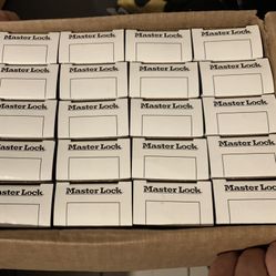 Four Inch Brass Master Lock W Master Key